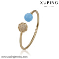 51714- Xuping Jewelry Elegant Pearl Brazalete para mujer con oro 18K plateado